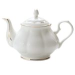 Théière porcelaine blanche​