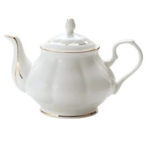 Théière porcelaine blanche​