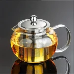 Théière transparente avec filtre​