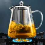 Théière en verre avec filtre​