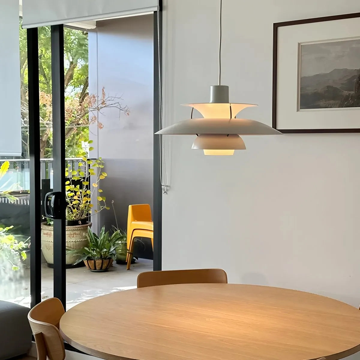 Lustre LED nordique créatif lampe suspendue multicouche – Image 9