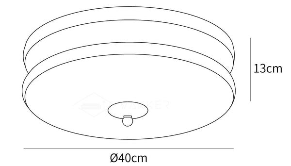 Plafonnier rond en verre de haute qualité, lumière dirigée pour intérieur – Image 27