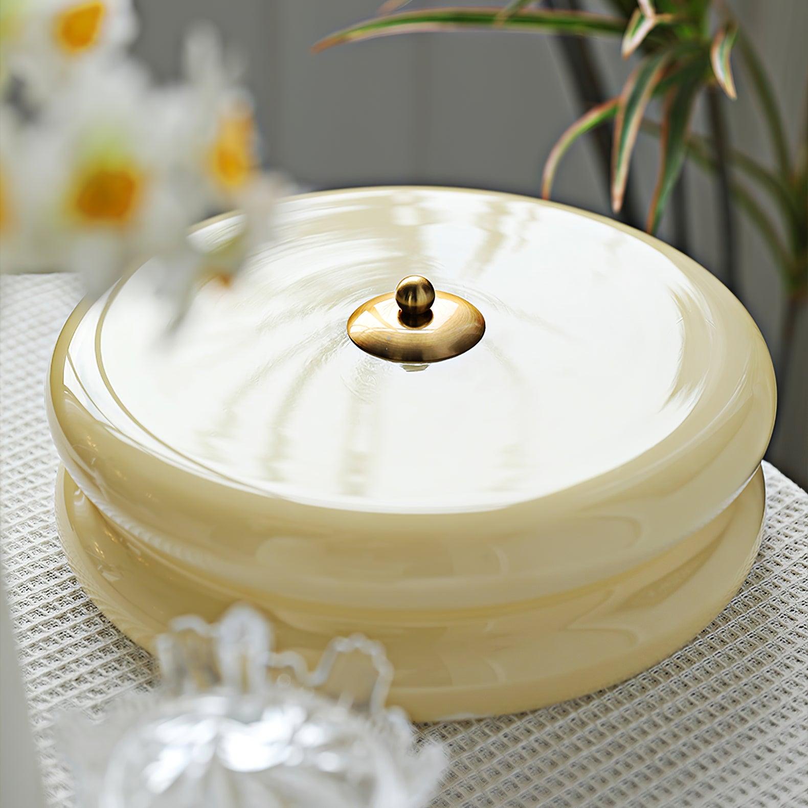Plafonnier rond en verre de haute qualité, lumière dirigée pour intérieur – Image 22
