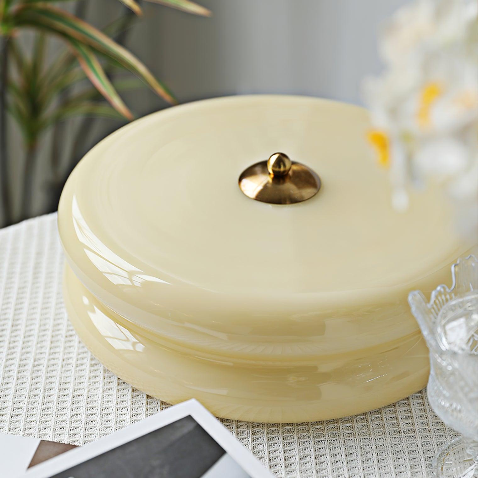 Plafonnier rond en verre de haute qualité, lumière dirigée pour intérieur – Image 23