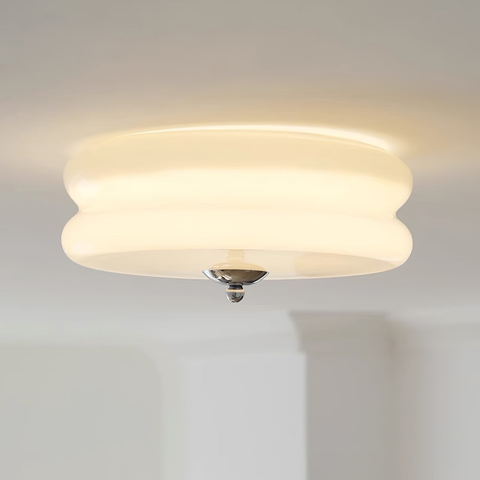 Plafonnier rond en verre de haute qualité, lumière dirigée pour intérieur – Image 13