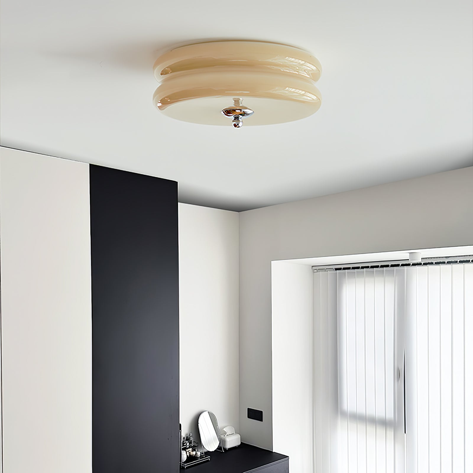 Plafonnier rond en verre de haute qualité, lumière dirigée pour intérieur – Image 26
