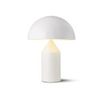 Lampe champignon LED de luxe en métal, design italien