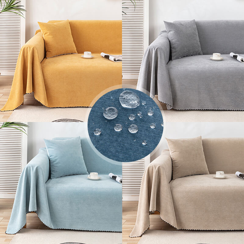 Housse de canapé imperméable en velours côtelé, protection durable pour enfants et animaux – Image 9