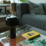 Lampe de table champignon italienne, tactile et rechargeable USB
