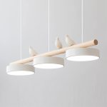 Plafonnier LED en forme d’oiseau, design nordique moderne