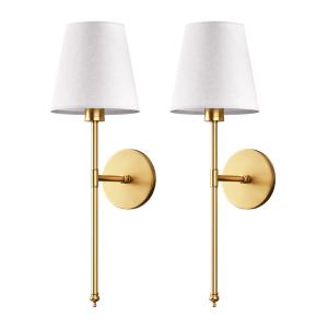 Appliques murales LED américaines modernes, lot de 2 lampes