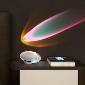 Lampe de table LED Œil du ciel en cristal
