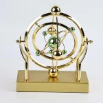 Pendule orbitale à mouvement perpétuel, sculpture cinétique décorative de bureau