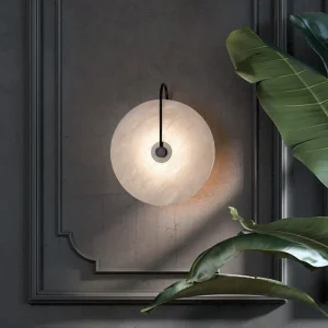 Applique murale LED nordique en marbre