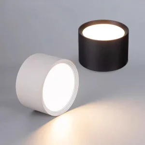 Plafonnier LED nordique encastré, projecteur monté en surface AC220V