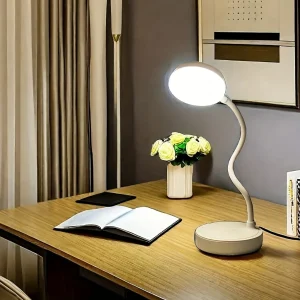 Lampe de bureau LED flexible avec port USB et commande tactile
