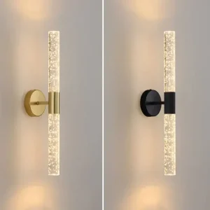 Applique murale LED nordique de luxe, luminaire moderne pour salon ou chambre