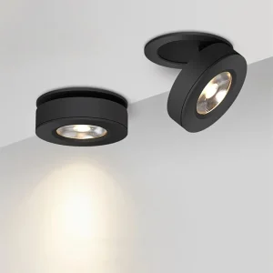 Spot LED COB rotatif à 360°, plafonnier monté en surface moderne