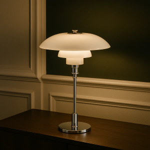 Lampe de Table LED Verre – Style Nordique Moderne