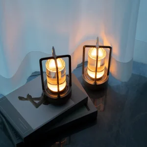 Lampe LED Cristal Tactile – Rechargeable et Décorative
