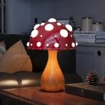Lampe Champignon Amanita – LED Tricolore USB Chaude