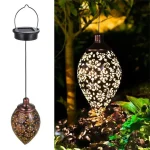 Lanterne Solaire Goutte d’Eau – Projecteur de Jardin Imperméable