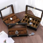 Boîte à Montres en Bois de Luxe