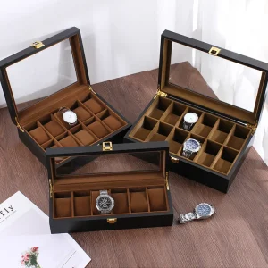Boîte à Montres en Bois de Luxe