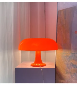 Lampe de Table Champignon Moderne – Éclairage de Chambre
