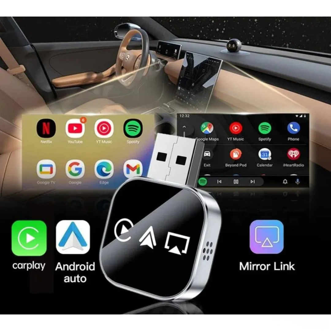 CarPlay Sans Fil 3-en-1 – Apple & Android, AirPlay – Image 3
