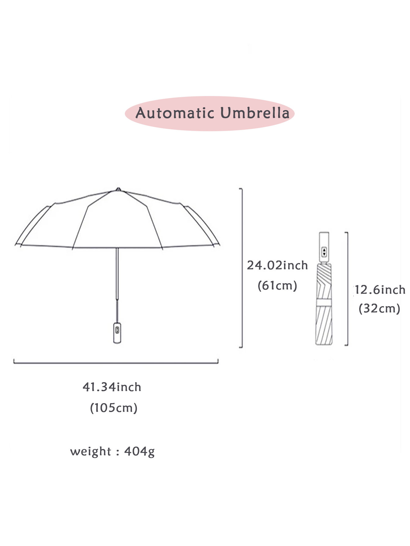 Parapluie Anti-Vent Renforcé – Automatique, Double Couche, Pliable – Image 6