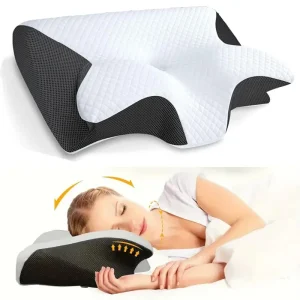Oreiller Cervical Papillon à Mémoire de Forme – Confort et Soutien du Cou