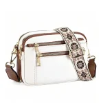 Sac Bandoulière Femme Rétro – Petit Sac Carré Fermeture Éclair