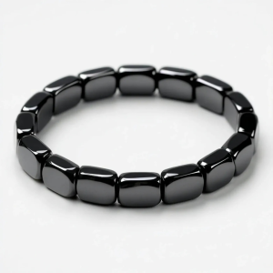 Bracelet Énergie en Hématite Naturelle Anti-Stress