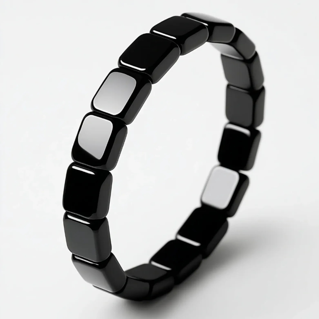 Bracelet Énergie en Hématite Naturelle Anti-Stress – Image 6