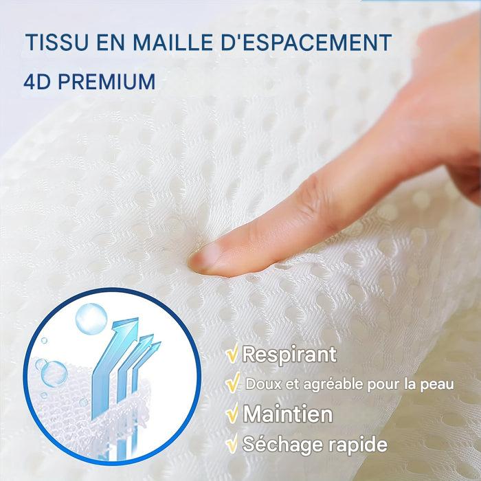 Coussin de Bain Ergonomique en Maille Soutien Nuque et Dos – Image 10