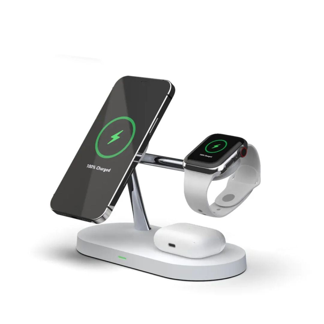 Chargeur Sans Fil 3-en-1 pour Téléphone Montre Écouteurs – Image 3