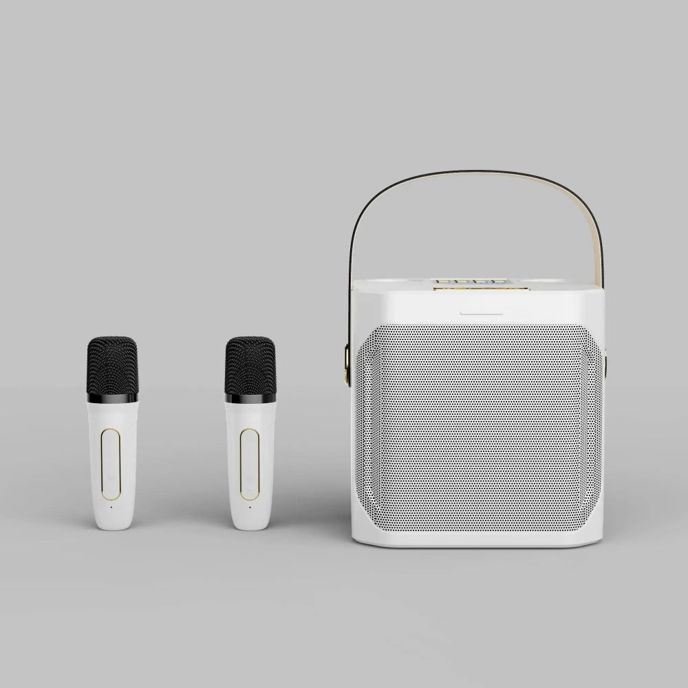 Enceinte Karaoké Bluetooth Portable Son Surround et Double Microphone – Image 3
