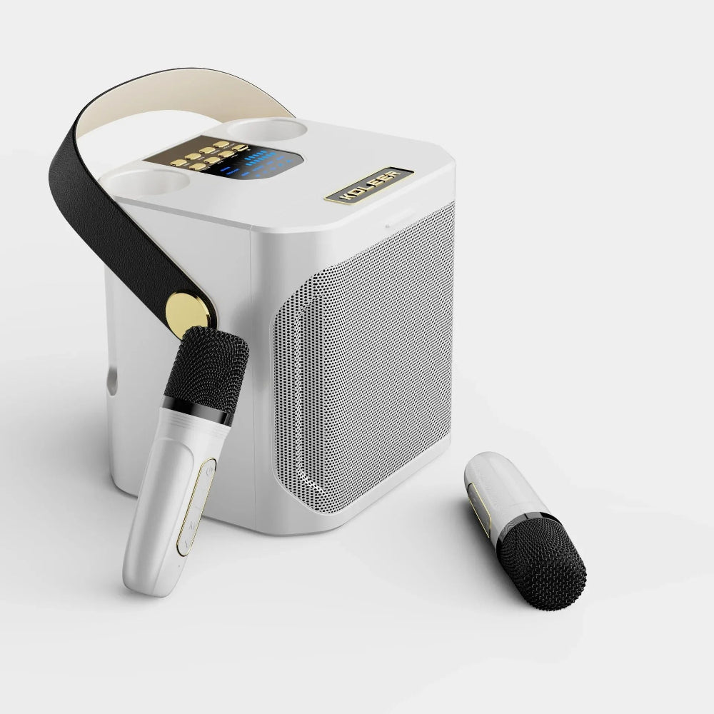 Enceinte Karaoké Bluetooth Portable Son Surround et Double Microphone – Image 5