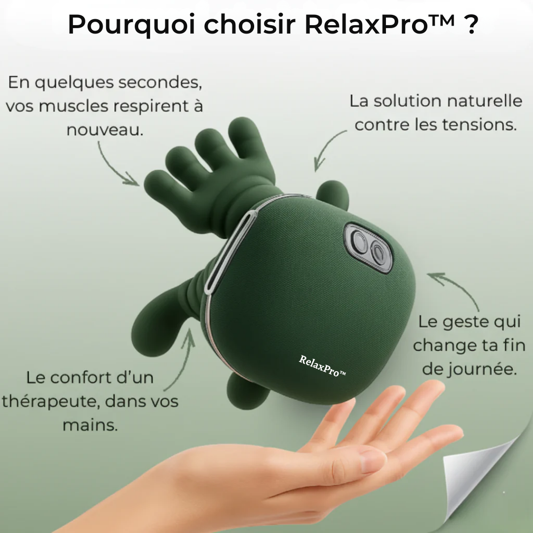 Masseur Portable 4D Électrique Anti-Stress et Douleurs Musculaires – Image 10