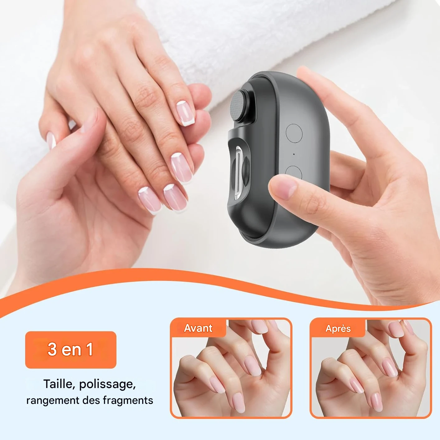 Coupe-Ongles Orthopédique Inox – Ongles Épais – Image 3