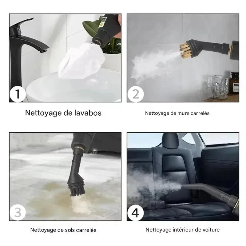 Nettoyeur Vapeur Multifonction Portable Élimination Saleté Tenace – Image 3