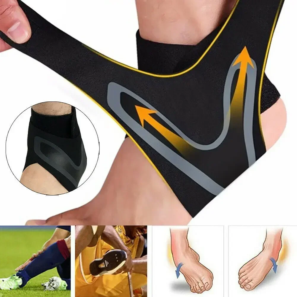 Bandage Protecteur Pied Cheville Soulagement Douleur Sport – Image 2