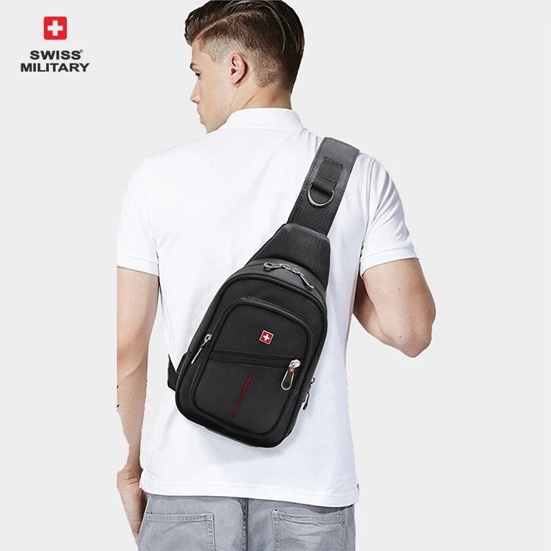 Sac Poitrine Homme SWISS Étanche pour Loisirs et Outdoor – Image 4