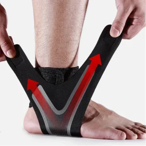 Bandage Protecteur Pied Cheville Soulagement Douleur Sport