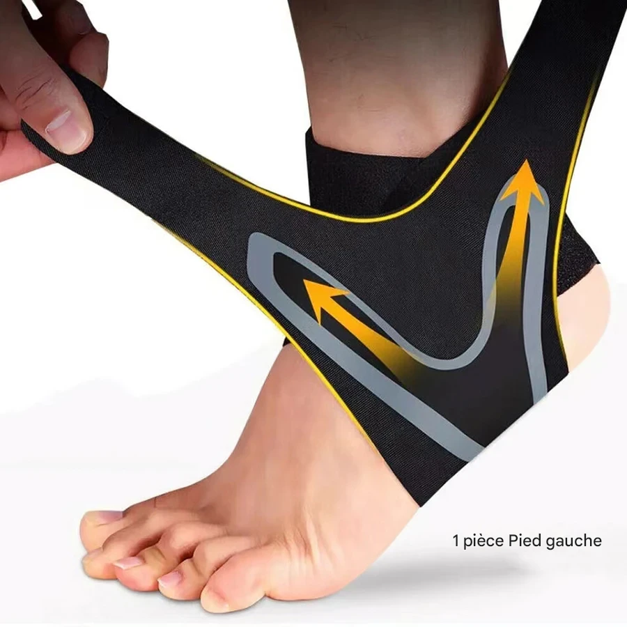 Bandage Protecteur Pied Cheville Soulagement Douleur Sport – Image 4