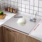 Planche à découper en acier inoxydable pour viande, fruits, légumes - Chirano - Antidérapante, bord de protection - Accessoire cuisine 30×40cm/11.81×15.75in