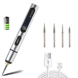 Stylo Gravure Électrique Sans Fil pour Bois et Métal