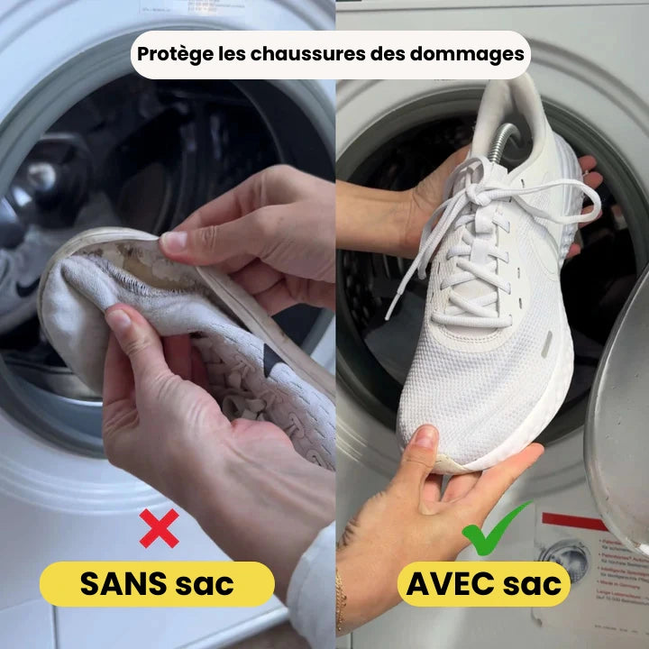 Sac de Lavage Chaussures Résistant Machine Protection Anti Déformation – Image 4