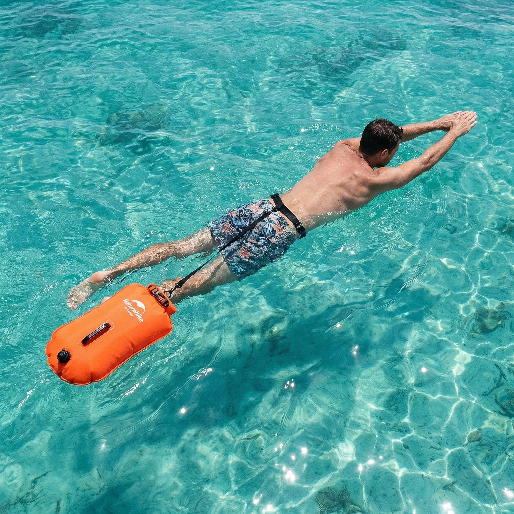 Bouée de Natation Sécurité avec Compartiment Étanche – Image 4